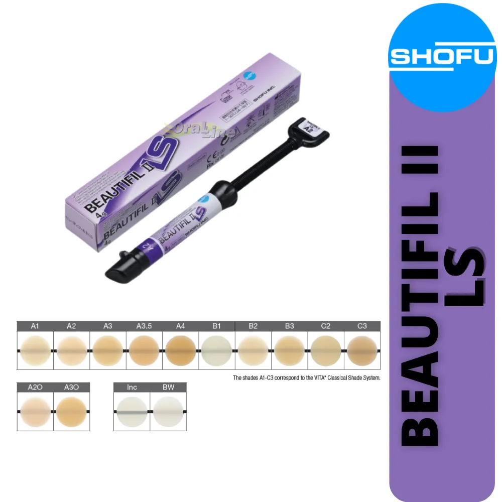 SHOFU BEAUTIFIL-II 4.5GM #BLEACH WHITE SHADE With 2027/02 EXPIRY