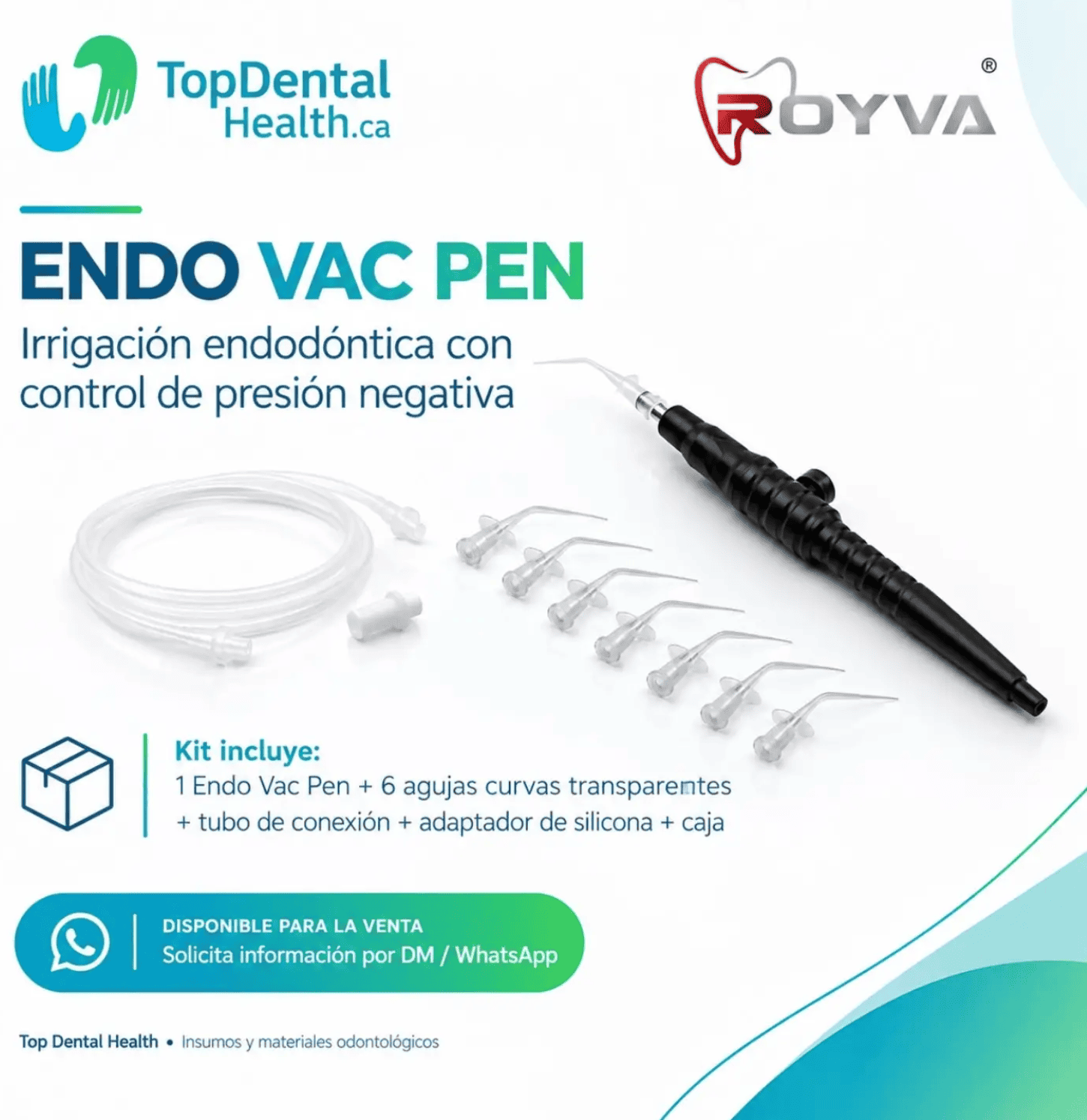 Irrigación con presión negativa apical en endodoncia